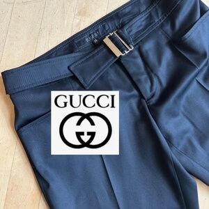 GUCCI Black dress pant, 36/4-6   GD1175